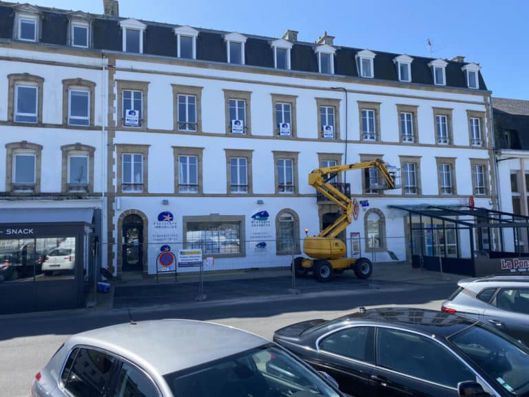 RAVALEMENT IMMEUBLE AUDIERNE AVEC NACELLE