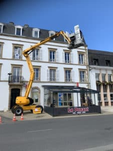 RAVALEMENT POSE VOLETS AUDIERNE2 - Ravalement de façade