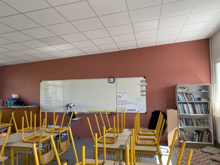 Peinture école Riec sur Belon